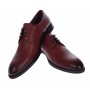 Pantofi barbati, eleganti, office, piele naturala, Bordo, 001VIS